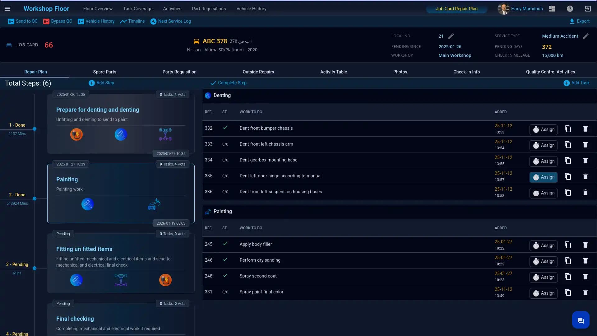 FleetFix - Smart Repair Planning Workflow